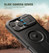Dexnor Durable Case iPhone 15 Pro with Slide Camera Cover - Black
