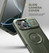 Dexnor Durable Case iPhone 15 Pro with Slide Camera Cover - Green