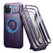 Dexnor Durable Case iPhone 15 with Slide Camera Cover - Purple