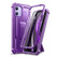 Dexnor Durable Case iPhone 12 Pro with Adjustable Kickstand - Purple