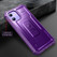 Dexnor Durable Case iPhone 12 Pro with Adjustable Kickstand - Purple