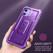 Dexnor Durable Case iPhone 12 Pro with Adjustable Kickstand - Purple
