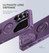 Dexnor Rugged Armor MagSafe Case Samsung Galaxy S26 Ultra With Camera Cover - Purple
