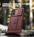 Dexnor Armor Shield Case Samsung Galaxy S25 Edge With Slide Camera Cover - Red