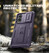 Dexnor Armor Shield Case Samsung Galaxy S25 Edge With Slide Camera Cover - Purple
