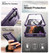 Dexnor Armor Shield Case Samsung Galaxy S23+ Plus With Screen Protector - Purple