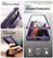Dexnor Armor Shield Case Samsung Galaxy S21 Ultra With Screen Protector - Purple