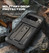 Dexnor Rugged Armor Case Google Pixel 10/10 Pro with Slide Camera Cover - Black