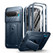 Dexnor Rugged Armor Case Google Pixel 9 Pro with Slide Camera Cover - Blue