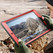 Supcase UB Pro Rugged Case iPad 10.2" 7th/8th/9th Gen with Built-in Screen Protector & Kickstand - Metallic Red
