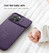 Suritch Flex Armor MagSafe Case iPhone 15 Pro Max with Camera Cover and Adjustable Kickstand - Dark Purple
