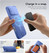 Suritch Flex Armor MagSafe Case iPhone 15 Pro Max with Camera Cover and Adjustable Kickstand - Starlight Blue