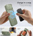 Suritch Flex Armor MagSafe Case iPhone 15 with Camera Cover and Adjustable Kickstand - Green