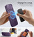 Suritch Flex Armor MagSafe Case iPhone 14 Plus/15 Plus with Camera Cover and Adjustable Kickstand - Dark Purple