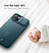 Suritch Flex Armor MagSafe Case iPhone 14 Plus/15 Plus with Camera Cover and Adjustable Kickstand - Lake Green