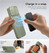 Suritch Flex Armor MagSafe Case iPhone 14 Pro with Camera Cover and Adjustable Kickstand - Green