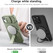 Suritch Flex Armor MagSafe Case iPhone 14/13 with Camera Cover and Adjustable Kickstand - Green