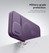 Suritch Flex Armor MagSafe Case iPhone 13 Pro Max with Camera Cover and Adjustable Kickstand - Dark Purple