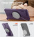 Suritch Flex Armor MagSafe Case Samsung Galaxy S26 Ultra with Camera Cover and Adjustable Metal Kickstand - Dark Purple