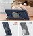Suritch Flex Armor MagSafe Case Samsung Galaxy S24 Ultra with Camera Cover and Adjustable Metal Kickstand - Dark Blue
