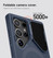 Suritch Flex Armor MagSafe Case Samsung Galaxy S24 Ultra with Camera Cover and Adjustable Metal Kickstand - Dark Blue