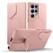 Suritch Flex Armor MagSafe Case Samsung Galaxy S24 Ultra with Camera Cover and Adjustable Metal Kickstand - Pink