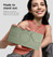 Suritch Flex Armor MagSafe Case Samsung Galaxy S24 Ultra with Camera Cover and Adjustable Metal Kickstand - Sage Green