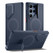 Suritch Flex Armor MagSafe Case Samsung Galaxy S23 Ultra with Camera Cover and Adjustable Metal Kickstand - Dark Blue