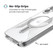 Speck Presidio Clear Grip MagSafe With ClickLock Case iPhone 17 - Clear/Silver 
