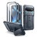 Dexnor Rugged Armor Case Google Pixel 11/11 Pro with Slide Flip Camera Cover - Blue