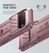 Dexnor Rugged Armor Case Google Pixel 11/11 Pro with Slide Flip Camera Cover - Pink