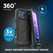 Encased Falcon with Belt Clip Holster Case iPhone 18 Pro - Black