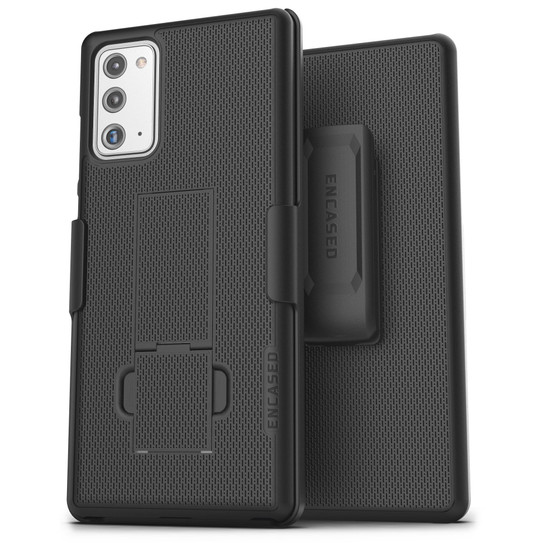 Encased Combo Case Samsung Galaxy Note20 5G with Holster - Black