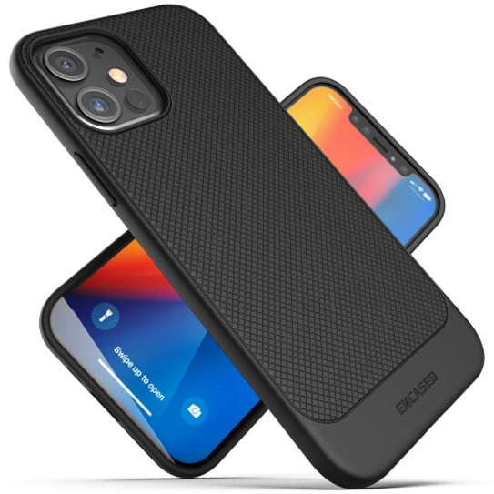 Encased Thin Armor Case iPhone 12/12 Pro - Black
