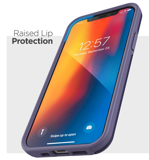 Encased Phantom Wallet Case iPhone 12/12 Pro - Purple