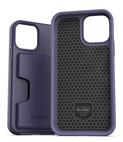 Encased Phantom Wallet Case iPhone 12/12 Pro - Purple