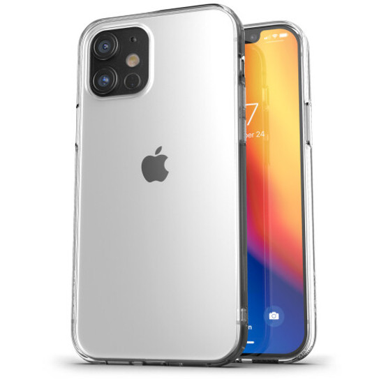 Encased Clear Back Case iPhone 12 Mini with Belt Clip Holster - Clear