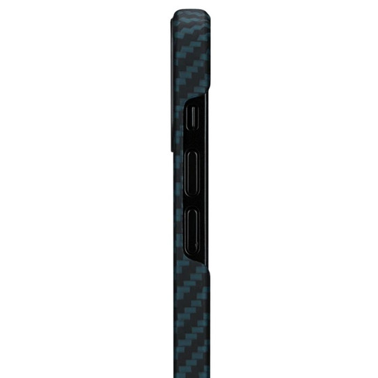 Pitaka MagEz Case iPhone 12 Pro - Black/Blue Twill