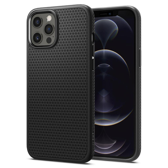 Spigen Liquid Air Case iPhone 12/12 Pro - Black