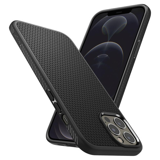 Spigen Liquid Air Case iPhone 12/12 Pro - Black