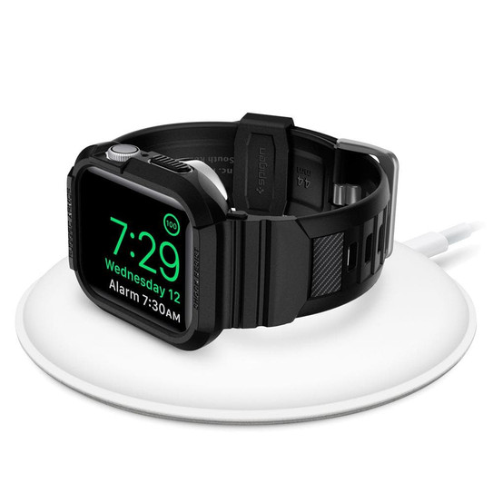 Spigen Rugged Armor Pro Case for Apple Watch Series 6/5/4/SE 44mm - Black