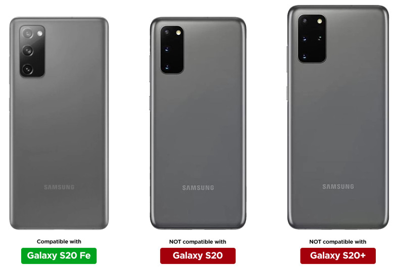 Encased MagGlass Privacy Screen Protector Samsung Galaxy S20 FE - Clear