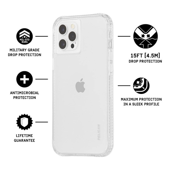 Pelican Ranger Case iPhone 13 Pro Max - Clear