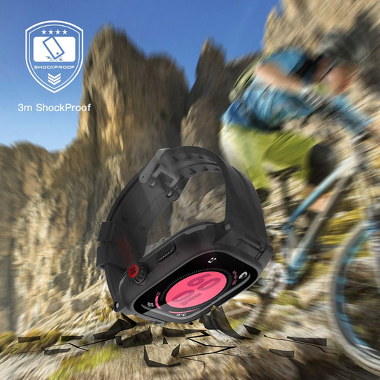 Krakatoo Shellbox WaterProof Case Apple Watch 38mm - Black