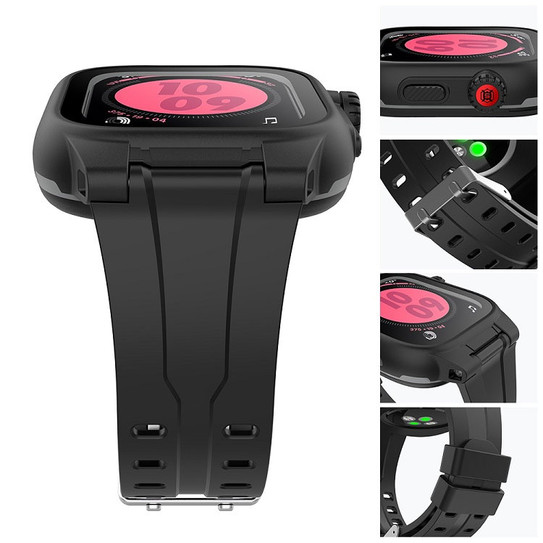 Krakatoo Shellbox WaterProof Case Apple Watch 42mm - Black Krakatoo Shellbox WaterProof Case Apple Watch 42mm - Black