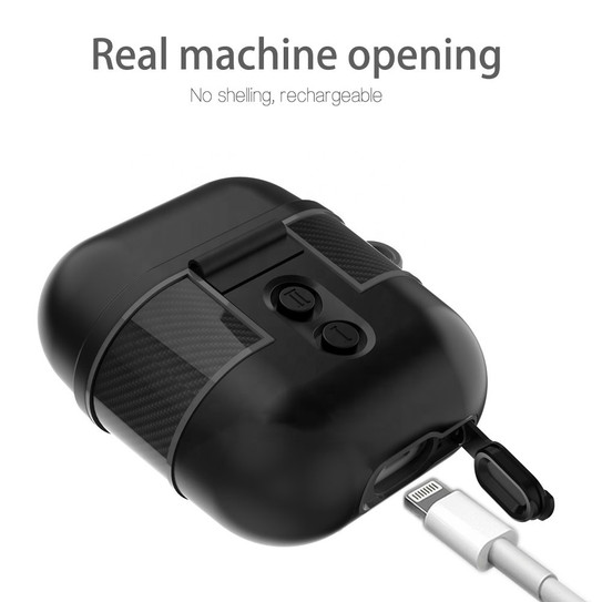 Krakatoo Shellbox WaterProof Case Airpods - Black Krakatoo Shellbox WaterProof Case Airpods - Black
