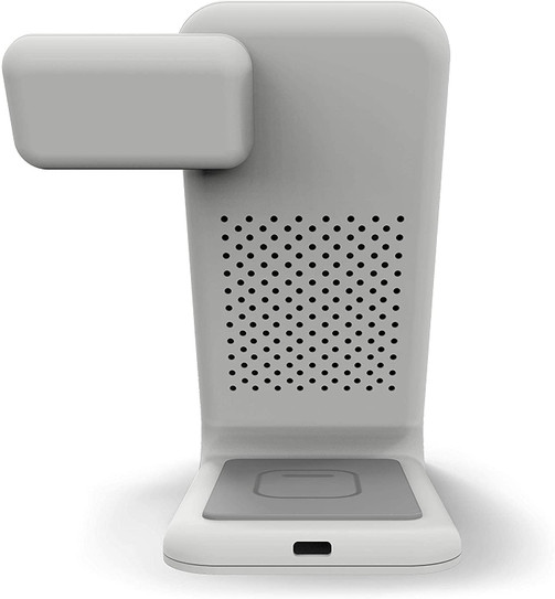 STM ChargeTree Swing 3-in-1 Wireless Charging With Aunz Wall Plug - White