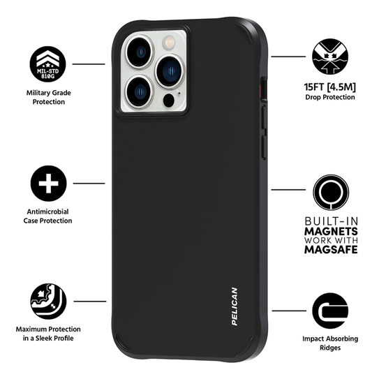 Pelican Ranger Magsafe Case iPhone 13 Pro Max - Black