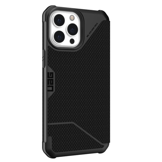 UAG Metropolis Folio Case iPhone 13 Pro Max - Kevlar Black