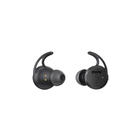 EFM TWS Pelion Sports Earbuds With Touch Control and IPX7 Rating - Black EFM TWS Pelion Sports Earbuds With Touch Control and IPX7 Rating - Black